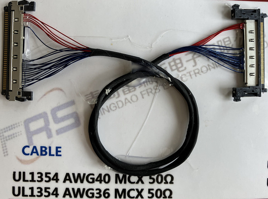 arnés de cable 30AWG 20 Pin Cable Laptop Screen de 0.3m m LVDS