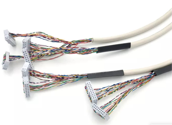 pantalla LCD del cable plano 12-64 Pin Flex Ribbon Twist For de 2.54m m FFC