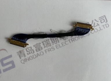 30 chaqueta del Pin 50 Pin Electrical Harness Assembly 0.4m m LVDS 40 Pin Cable Ultra Thin Black