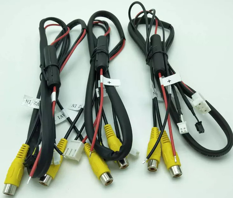 Poder femenino del arnés de cable MDVR de la asamblea de cable 18awg para el audio para el automóvil