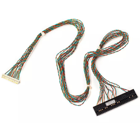 Níquel del atalaje de cable de Molex el 1.8m de largo completamente coaxial