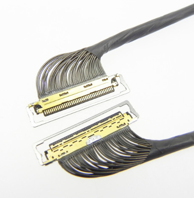 34awg asamblea micro del alambre del Teflon PTFE de la base 380m m del cable coaxial 20