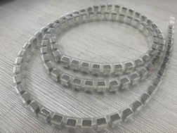 el proteger de 10x13m m EMI Foam Gasket Plating Conductive