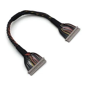 Arnés de cable 0.8m m Mini Coaxial Shielded Cable Assembly de la robótica LVDS