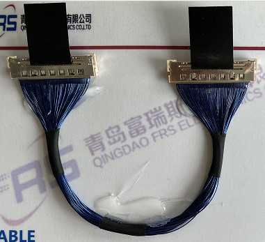 Asambleas del arnés de cable 210m m LCD 40 Pin Connector Micro Coax Cable de Awg40 LVDS