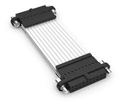 Un tipo PVC flexible del cable plano de la cinta de 0.5m m protegió Ffc