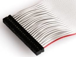 Un tipo PVC flexible del cable plano de la cinta de 0.5m m protegió Ffc