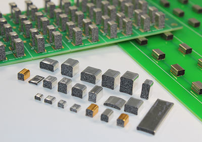 SMT EMI Foam Gasket Conductive SMF que protege la galjanoplastia del Au
