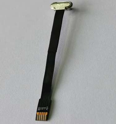 Cable plano plateado suave de FFC, cable de cinta plano 22-26awg