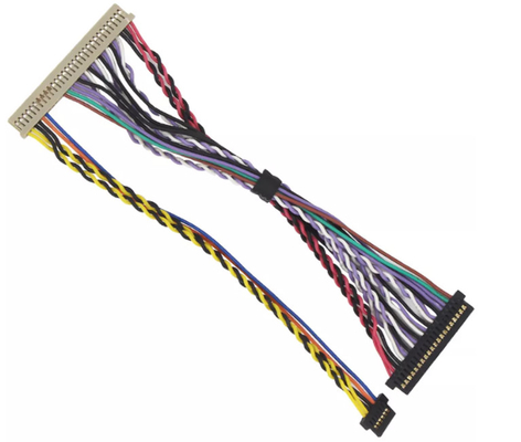 40 arnés de cable eléctrico, haz de cables del Pin LVDS del remolque del coche de 50m m