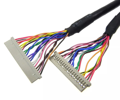 arnés de cable 30AWG 20 Pin Cable Laptop Screen de 0.3m m LVDS