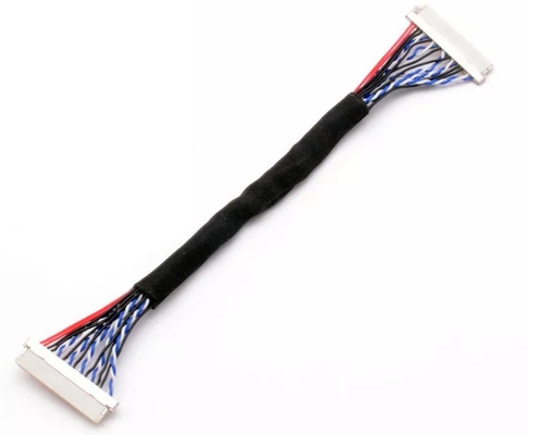 Negro del arnés de cable de la televisión LVDS, de 220m m del arnés de cable televisor de alta definición de radio Fot