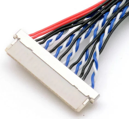 Negro del arnés de cable de la televisión LVDS, de 220m m del arnés de cable televisor de alta definición de radio Fot