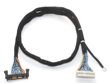 Artículo del conector de cable del arnés de cable JAE 0.5m m del ordenador portátil LVDS