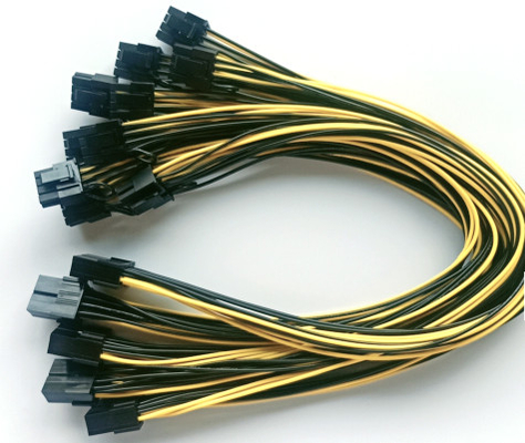 8 el escudo de Pin Power Wire Harness Female PA66 telegrafía 260m m para el automóvil