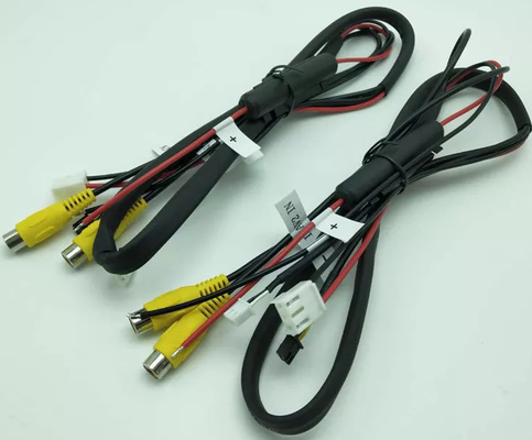 Poder femenino del arnés de cable MDVR de la asamblea de cable 18awg para el audio para el automóvil