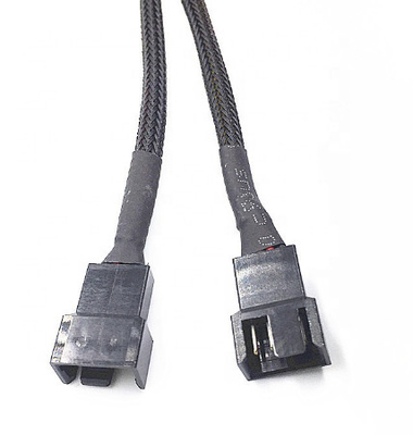 3 4 Pin Power Extension Cable, cable trenzado del arnés de poder