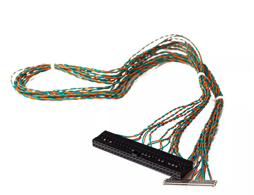 Níquel del atalaje de cable de Molex el 1.8m de largo completamente coaxial