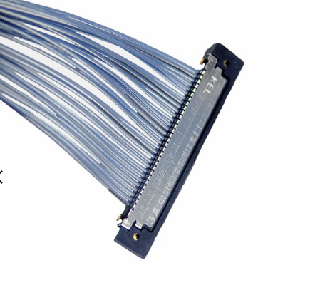 asamblea de cable flexible del cable coaxial 32awg Lvds de 26awg 28awg para la cámara de HD