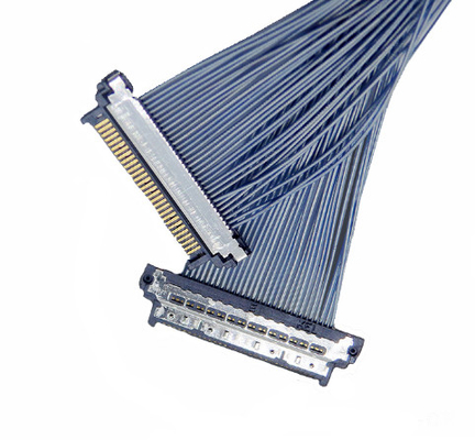 asamblea de cable flexible del cable coaxial 32awg Lvds de 26awg 28awg para la cámara de HD