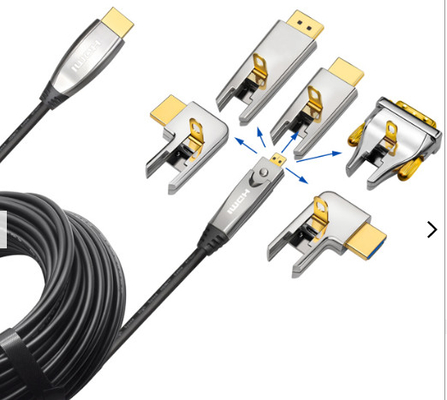 asamblea de cable de 48gps HDMI 20 hasta la fibra óptica del 100ft 8k Hdmi