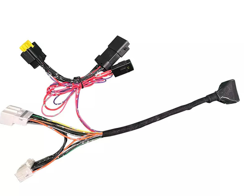coche video del conector del ECU de la luz audio de la cola del Cctv del PVC de las asambleas de cable de la cámara de 0.3m m 0.4m m