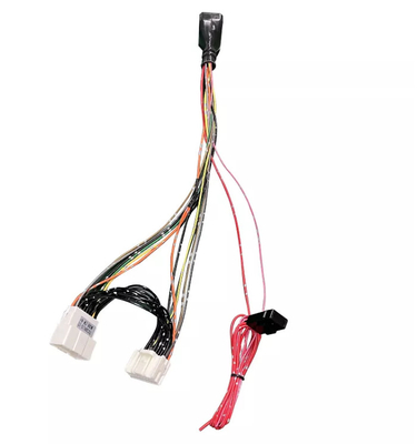 coche video del conector del ECU de la luz audio de la cola del Cctv del PVC de las asambleas de cable de la cámara de 0.3m m 0.4m m